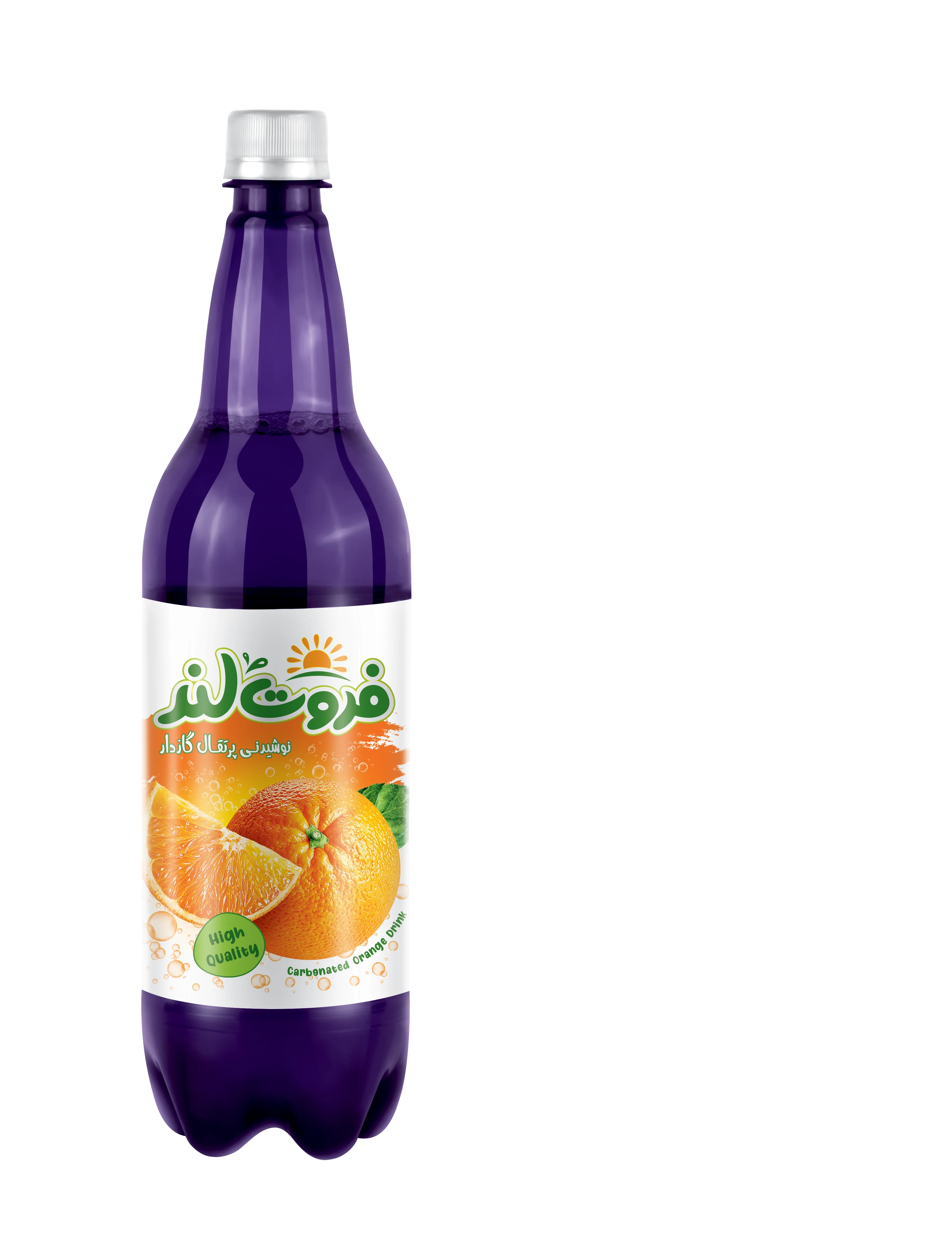 فروتلند گازدار ۱ لیتر پرتقال
