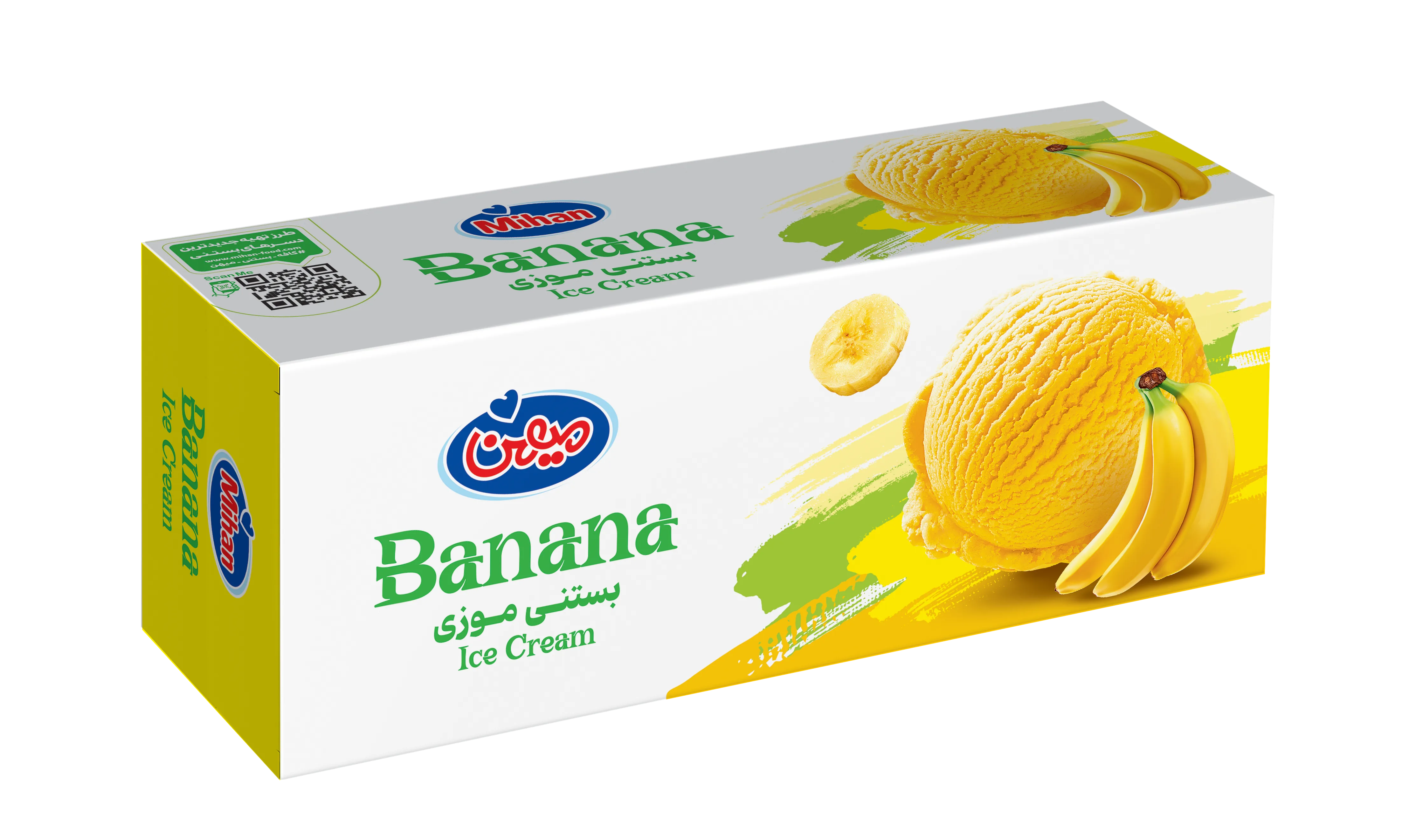 بستنی یک لیتری موز