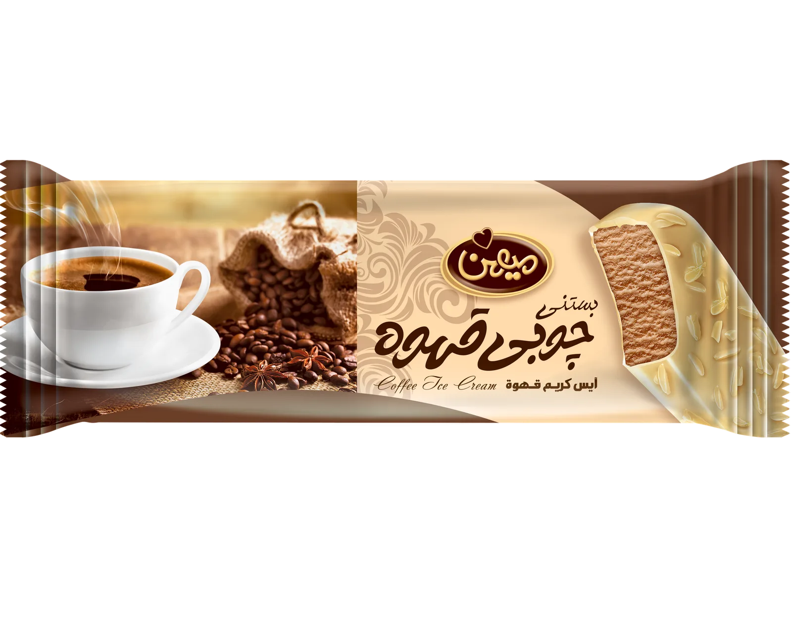 بستنی چوبی قهوه
